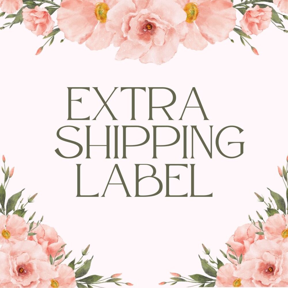 Additional Shipping Label For Over 5lbs